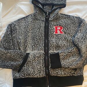 Women’s Fuzzy Sherpa Rutgers Jacket